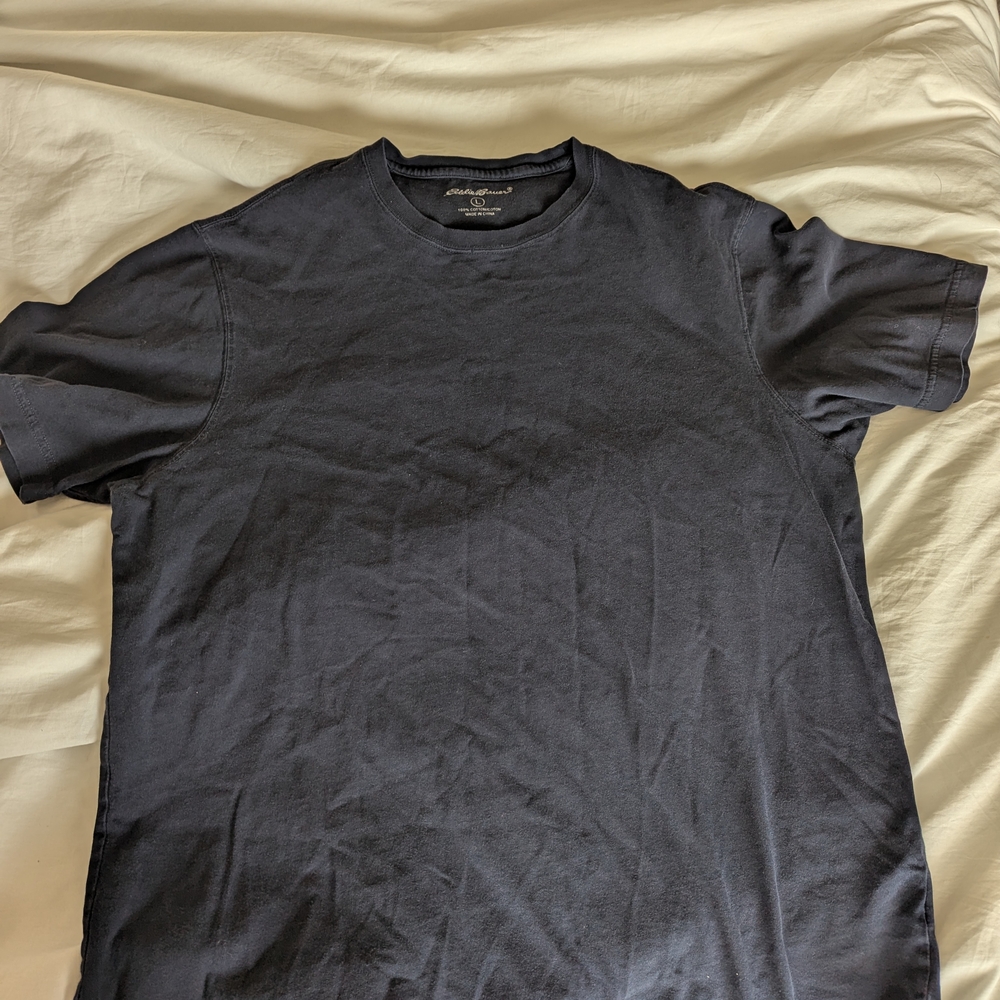 Eddie Bauer Navy Blue Short Sleeve Tee